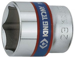 Головка торцевая стандартная шестигранная 3/8", 20 мм KING TONY 333520M