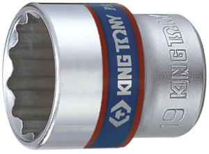 Головка торцевая стандартная двенадцатигранная 3/8", 7 мм KING TONY 333007M
