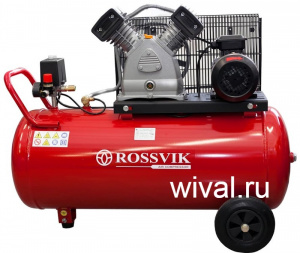 Компрессор поршневой ROSSVIK СБ4/С-100.LB30А, 420л/мин, 10бар, ресивер 100л, 220В/2.2кВт